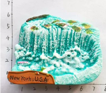 Populárne New York Niagara Falls Magnety na Chladničku Nálepky Suvenírov 3D Živice Dekoratívne Chladnička Magnetických Nálepiek