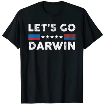 Poďme Darwin NÁM Vlajka Vintage T-Shirt Prispôsobené Produkty