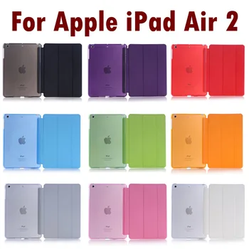 Pre Apple iPad Vzduchu 2 Spací Wakup Ultral Tenké Kožené puzdro Smart Cover obal Pre iPad 6