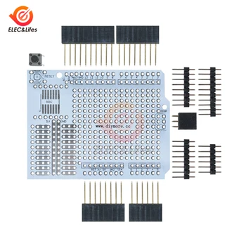 Pre Arduino R3 Prototyp Rozširujúca Doska PCB Preto štít Doske modulu urob si sám