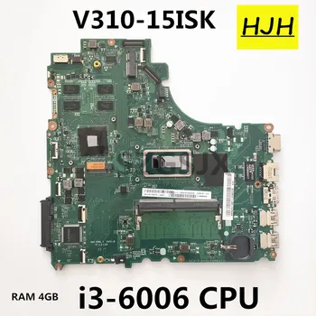 PRE Lenovo V310-15ISK V310-15IKB V510-15IKB Notebook Doske DA0LV6MB6F0 Mit CPU i3 6006U RAM 4G GPU 2G+Chladiaci Ventilátor 100% Test