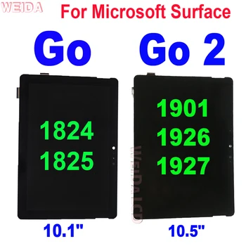 Pre Microsoft Surface Ísť 2 Go2 1901 1926 1927 LCD Displej pre Microsoft Surface Ísť 1824 1825 Dotykový LCD Displej Digitalizátorom. Montáž