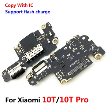 Pre Xiao Mi 10 TON / Mi 10 TON Pro Nabíjačku Rada Flex USB Port Konektor Dock Plnenie Flex Kábel