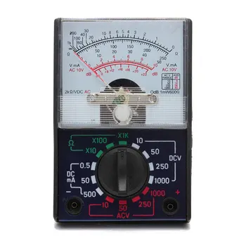 Prenosné Elektrické Multimeter MF-110A AC/DC OHM Voltmeter Ammeter Analógový Merací Nástroj Meter Vhodné Nástroje a Príslušenstvo