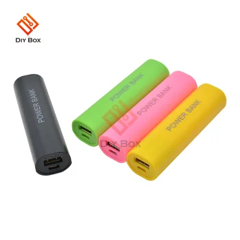 Prenosné Mobilné USB Power Bank Nabíjací Pack Box Batérie Prípade 1 x 18650 DIY Bez Batérie Candy Farby DC 5V