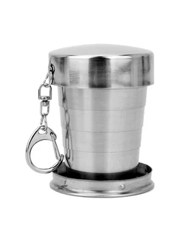 Prenosné Všetky Nehrdzavejúcej Ocele, Skladacie Zdvíhateľnej Pohár Skladací Pohár Blackjack Pohár Teacups Teaware 75ml/140ml/250ml
