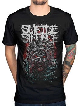 Pánske Samovraždu Ticho OCD T-Shirt Deathcore Kapela Hudba Rock(2)