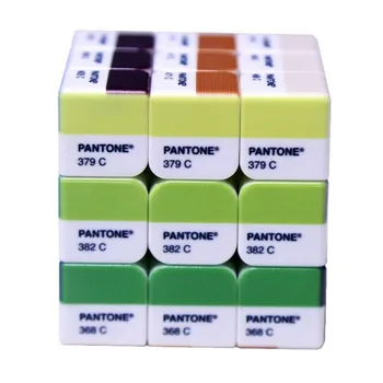 Rýchlosť 3x3x3 Pantone Color Design Magic Cube IQ Hry Twist Puzzle pre Dieťa Dospelých Hračka Fantázie Kubických Mozgu Teaser 56mm Zber