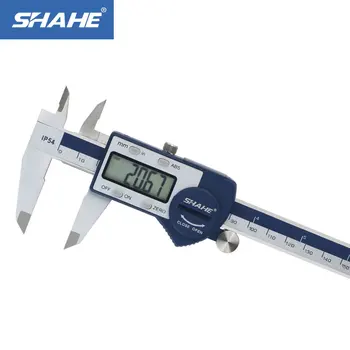 SHAHE Digitálne Strmeň Merací Nástroj Mikrometer 6 Cm/150 mm z Nehrdzavejúcej Ocele Vernier Strmene s Extra-Veľký LCD Displej