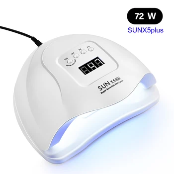 SLNKO X Plus 72/36/6W UV LED Lampa na Nechty, s 36Pcs Led pre Manikúru, Gélové Nechty, Vlasy Nechty Lampa Auto Senzor, Manikúra Nástroje