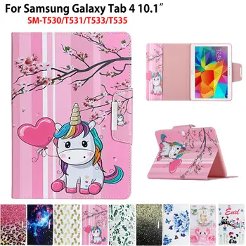 SM-T530 Prípade Coque Pre Samsung Galaxy Tab 4 10.1