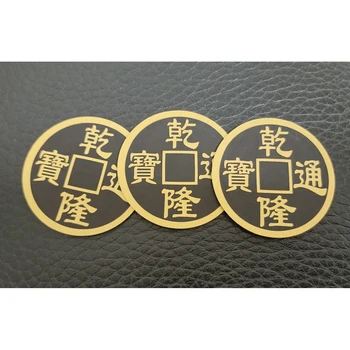 STC 2.0 Súbor Mincí Triple Čipy Súbor Mincí zblízka Kúzla Mince Magic Rekvizity Mince Zobrazujú sa Strácajú Double Face Super Triple Mince