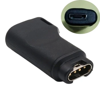 Stupeň USB C Ženské Micro USB na 4-pin Poplatok Converter pre -Garmin Quatix 5 Sapphire Vivosport Vivoactive 3/3T D2 Charlie Hodinky