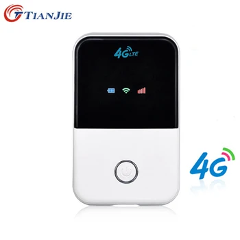Tianjie 4G Wifi Router Mini 3G, Lte Nabíjateľná Batéria Bezdrôtový Prenosný Vreckový Mobile Hotspot Auto Wi-Fi S Slot Karty Sim