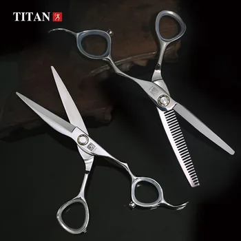 Titan profesionálny kaderník rez rednutie nožnice na kaderníctvo salón nástroje nožnice kit nové