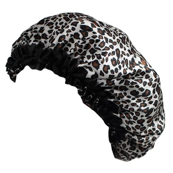 Trendy Leopard/Zebra Vzor Satin Spanie Klobúk Štýl Vlasov Chemoterapii Klobúk Zábal Turban Baotou Spp Starostlivosť o Vlasy Klobúk pre Domáce