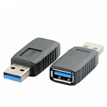 USB 3.0 Adaptér Konektor Samec Samica Extender MF Spojka Vhodné Black/ pre PC, Notebook Prevodník Prevodník Odolné Konverz