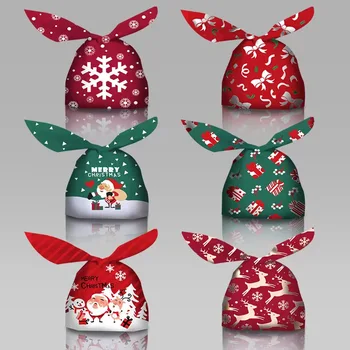 Vianočné Bunny Darčeková Taška Snowflake Ostrý Čokoládové Cookies, Darček Taška Vianoce, Nový Rok Šnúrkou Darčeková Taška Dodávky