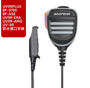Vodotesný Reproduktor Mikrofón Pre BAOFENG Walkie Talkie UV-9R Plus UV-XR UV9R Pro GT-3WP BF-9700 BF-A58 obojsmerné Vysielačky Ruky MIKROFÓN