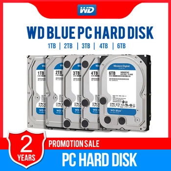 Western Digital WD Blue 1 TB 2TB 3TB 4TB PC Pevný Disk SATA 6 Gb/S 3.5