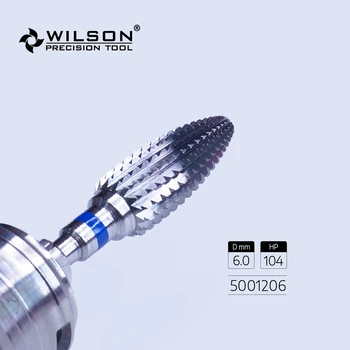 WilsonDental Burs 5001206-ISO 275 176 060 Karbid Volfrámu Zubné Burs pre orezávanie Akryl