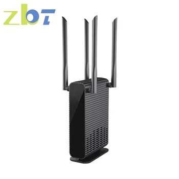 ZBT 3G, 4G WIFI Router 1200M 300M EÚ LTE Modem, WAN, 2*LAN SIM Karty Vysoký Zisk Antény prístupového bodu Prístup na Internet na Doma WE2805-E