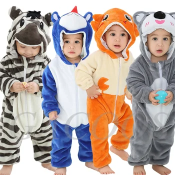 Zimné Detské Oblečenie Zebra Panda Novorodenca Oblečenie Dieťa, Dievča, Chlapec, Potápačské Dojčenské Oblečenie Jumpsuit Batole Detské Súpravy Steh Pyžamá