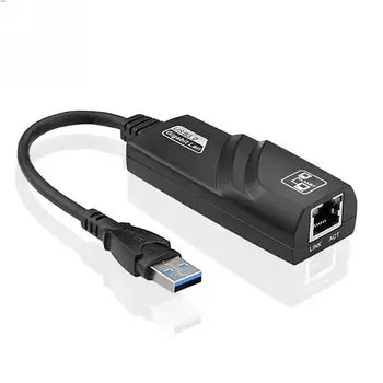 10/100/1000Mbps USB 3.0, USB 2.0 Káblové USB TypeC Do Rj45 Lan Adaptér siete Ethernet Network Karta pre PC Macbook Windows 10 Notebooku