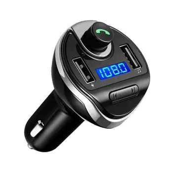Auto FM Vysielač Bluetooth-kompatibilného FM Rádia Adaptér pre MP3 Prehrávač 3.1 USB Nabíjačku Dual USB Rýchlu Nabíjačku Auto Príslušenstvo