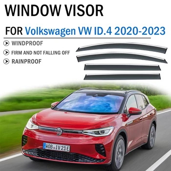 Auto Príslušenstvo PRE Volkswagen VW ID.4 ID4 2020-2023 Auto Okno Viosrs Deflektor Clonu Tieň, Slnko, Dážď Stráže Okno Vzduchu Markízy
