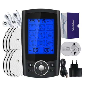 DESIATKY Svalov Stimulátor 36-Režim Elektrické EMS Akupunktúra Masáž Digitálne Terapia Chudnutie Stroj Electrostimulator