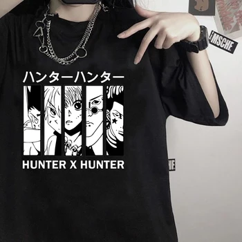 Japonsko, Anime Jujutsu Kaisen Gojo Satoru T Shirt pre Mužov Hunter X Hunter Hisoka T-shirt - Kawaii Grafické Unisex Y2k Šaty, Topy