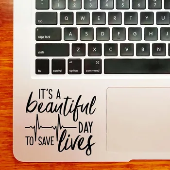 Je Krásny Deň Trackpad Notebook Nálepka pre Macbook Odtlačkový Pro 16