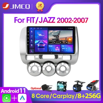 JMCQ 2din Android 11 Car stereo Rádio Multimediálny Prehrávač Videa Pre Honda Fit Jazz Mesto 2002-2007 GPS 2 DIN dvd Vedúci Jednotky Carplay