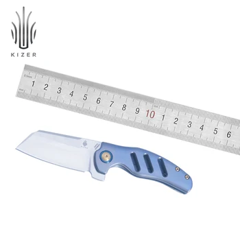 Kizer Skladacie Čepeľ Noža C01C Mini Ki3488A2 Titán Taktický Nôž Mini Ovčiak Kvalitný Lovecký Nôž pre Kempovanie