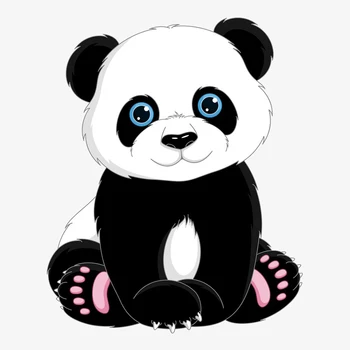 Osobnosti Panda Cartoon Auto Nálepky Vinyl Okno Telo Prispôsobené Farebné Nálepky Odtlačkový Auto Styling Kryt Poškriabaniu Vodotesné