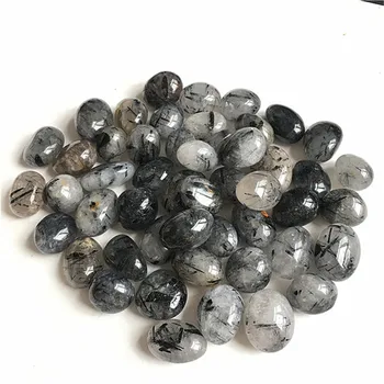 Prírodné quartz crystal čierny turmalín rozhádzané liečivé kamene pre home decor