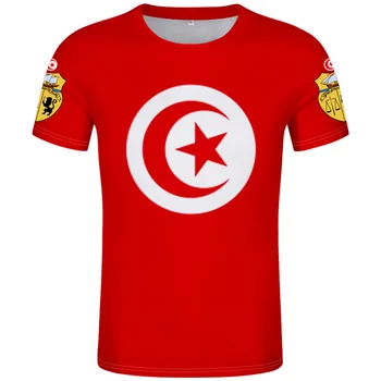 Tunisko T Shirt Diy Zadarmo Vlastné Meno Počet Tun T-shirt Národ Príznak Tunisie Tn Islam arabčina Arabských Tuniský Tlač Fotografií 0 Oblečenie